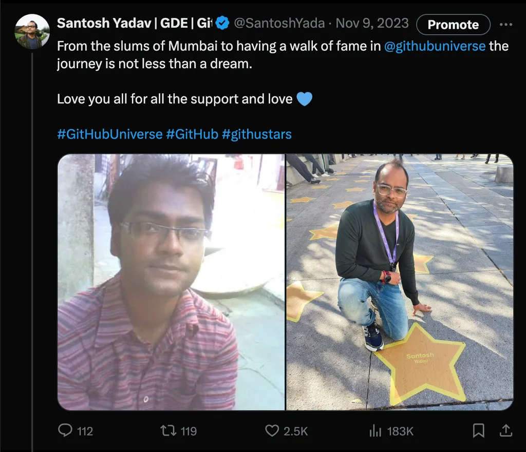 My first GitHub universe